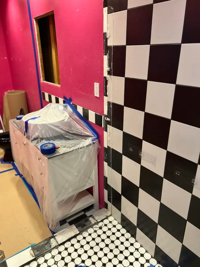 Water Damage Mold Remediation in Phoenix Bathroom — guest bathroom remodel