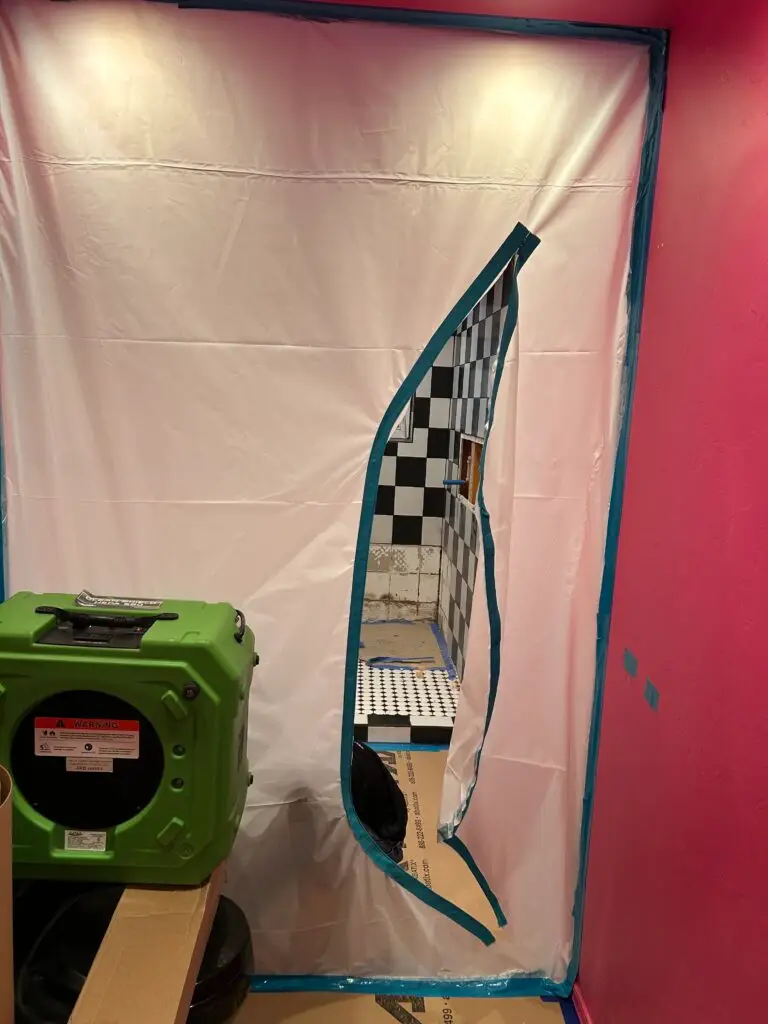 Water Damage Mold Remediation in Phoenix Bathroom — mold mitigation