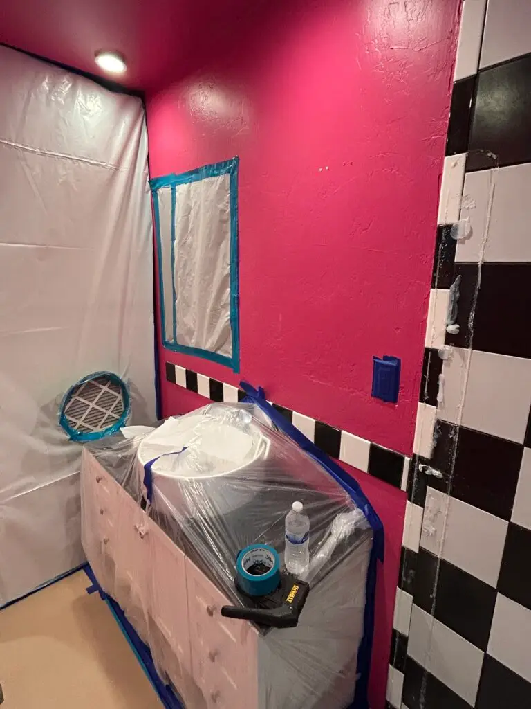 Water Damage Mold Remediation in Phoenix Bathroom — phoenix
